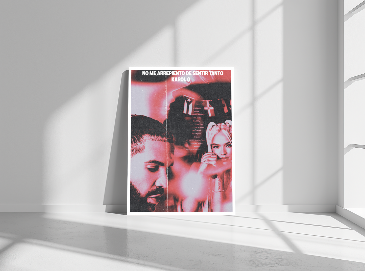 DRAKE & KAROL G  POSTER (Limited Stock)