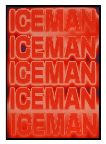 ICEMAN GRADIENT POSTER
