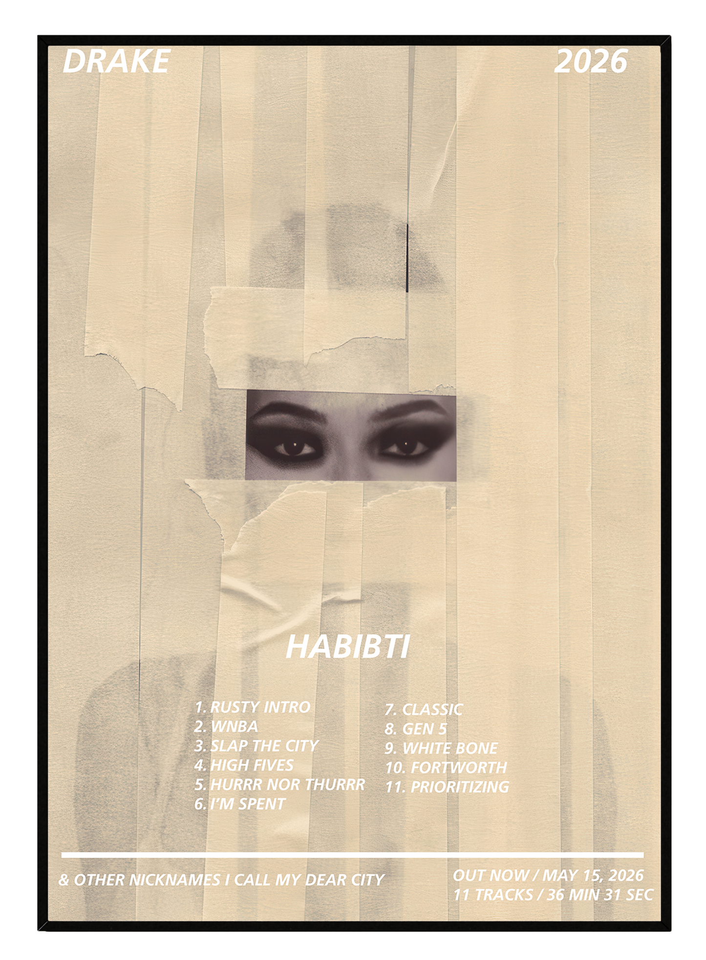 HABIBTI POSTER