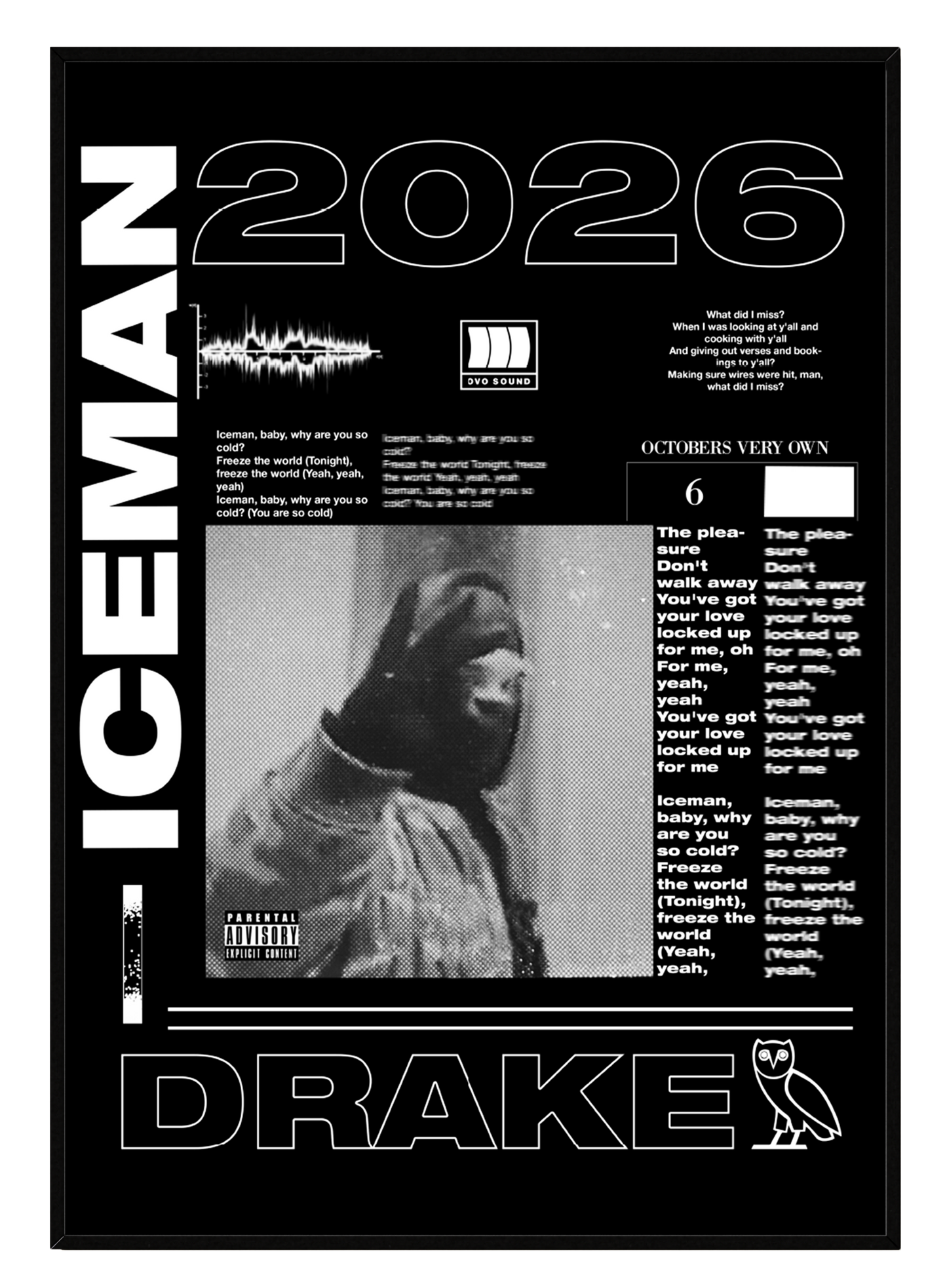 ICEMAN DRAKE POSTER