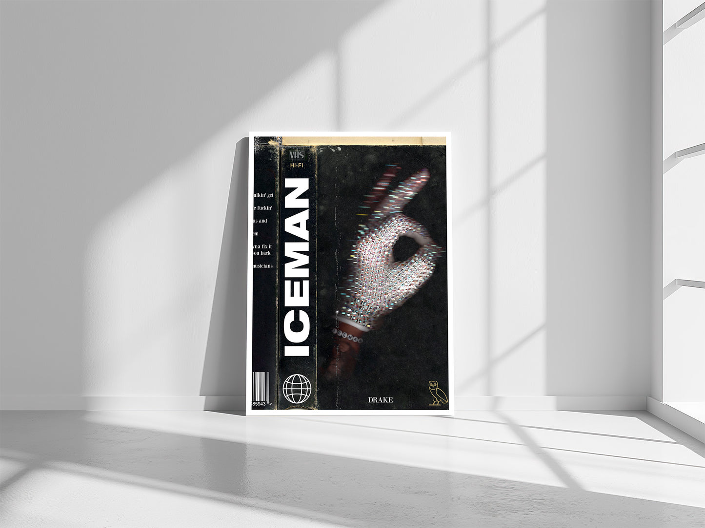 ICEMAN VHS POSTER