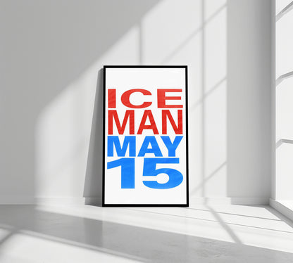 ICEMAN DRAKE POSTER